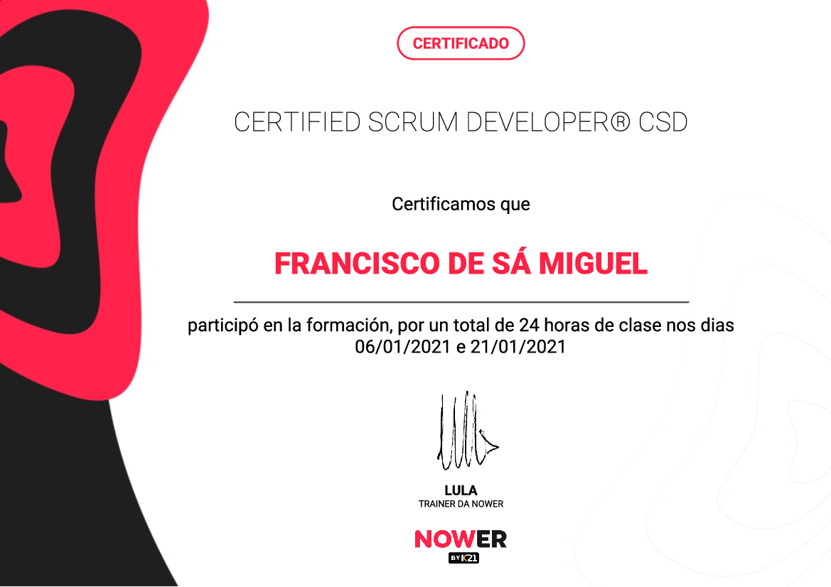 Certificado K21